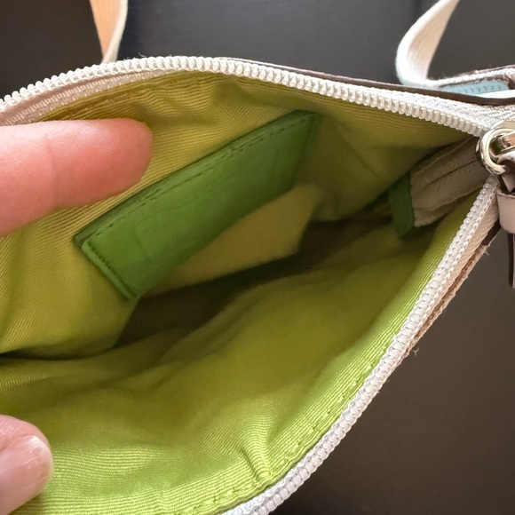 COACH vintage “Hamptons” crossbody nylon with leather trim. - Picture 5 of 9